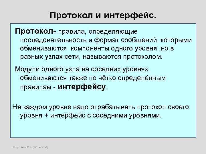 Правила протокола. Протокол и Интерфейс. Правила определяющие последовательность и Формат. Правила протоколирования.