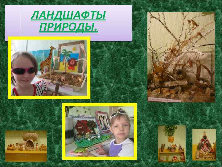 ЛАНДШАФТЫ ПРИРОДЫ. 