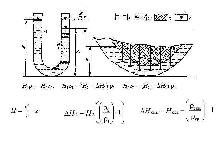 H 1 ρ1 = H 2 ρ2. H 1ρ1 = (H 2 + ΔH