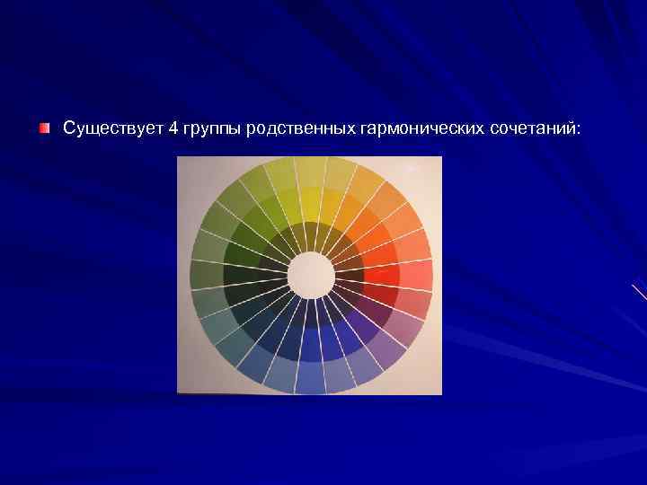 Гармоничное сочетание взаимосвязь объединение различных цветов в картине называется