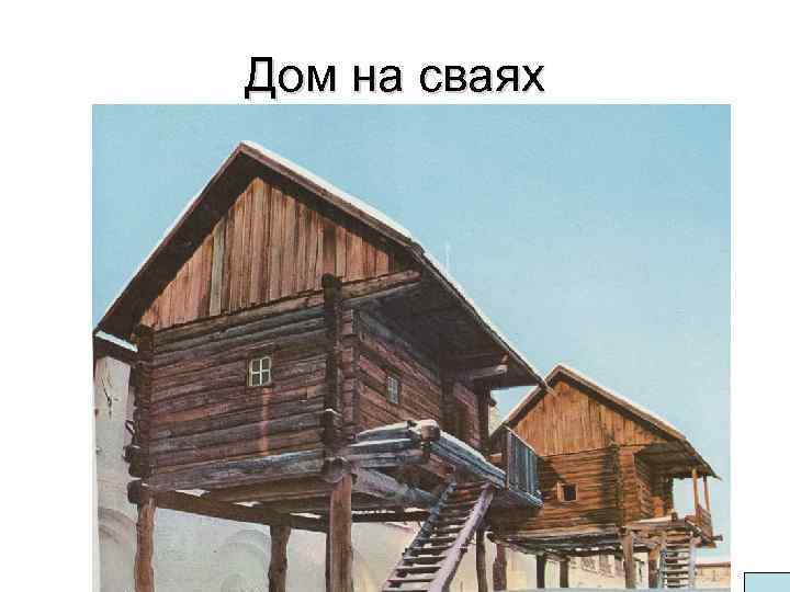 Дом на сваях 