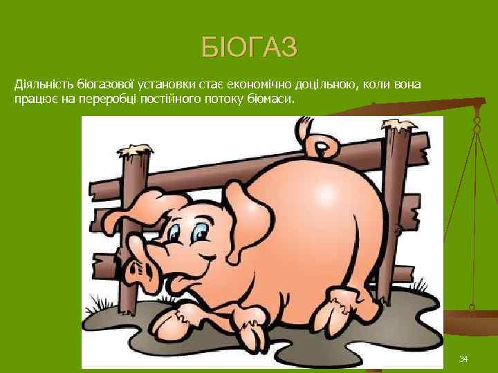       БІОГАЗ Діяльність біогазової установки стає економічно доцільною, коли