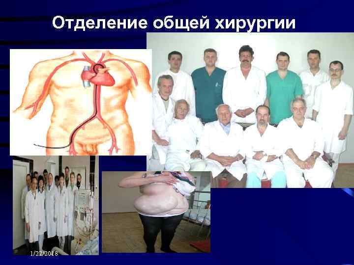   Отделение общей хирургии 1/22/2018 