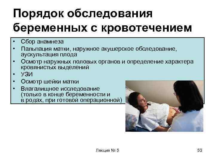 Порядок обследования