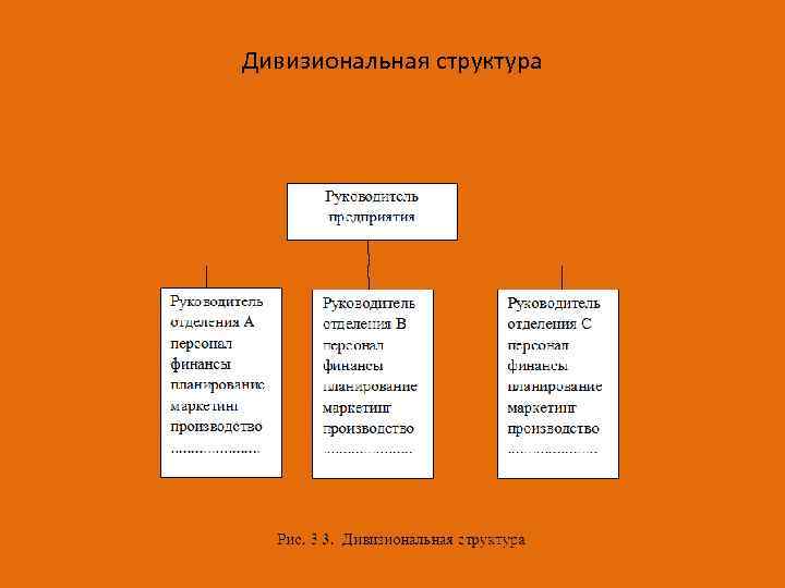 Дивизиональная структура 