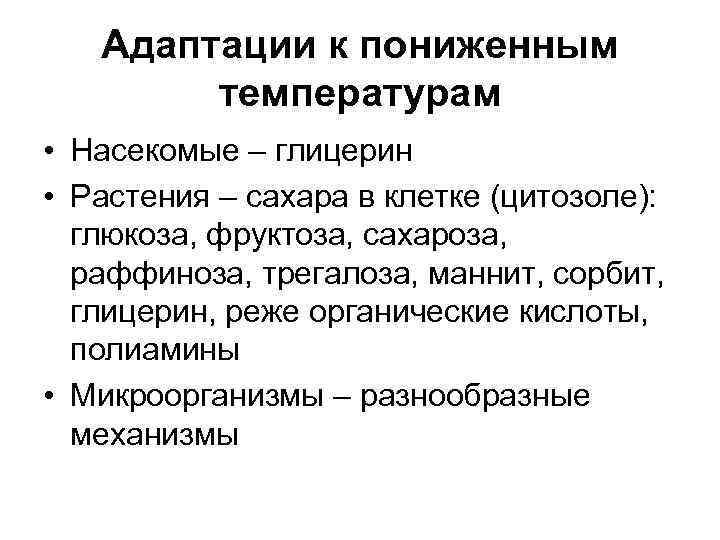 Адаптация растений к высоким температурам проект