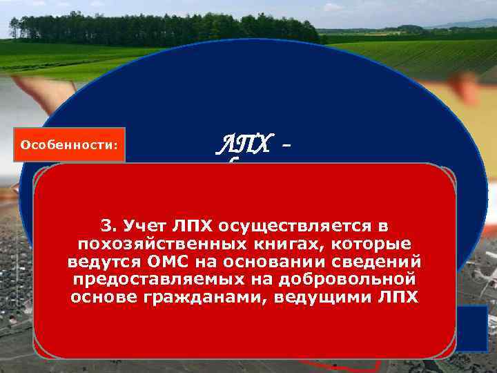 Особенности:   ЛПХ -     формаили гражданином и  1.