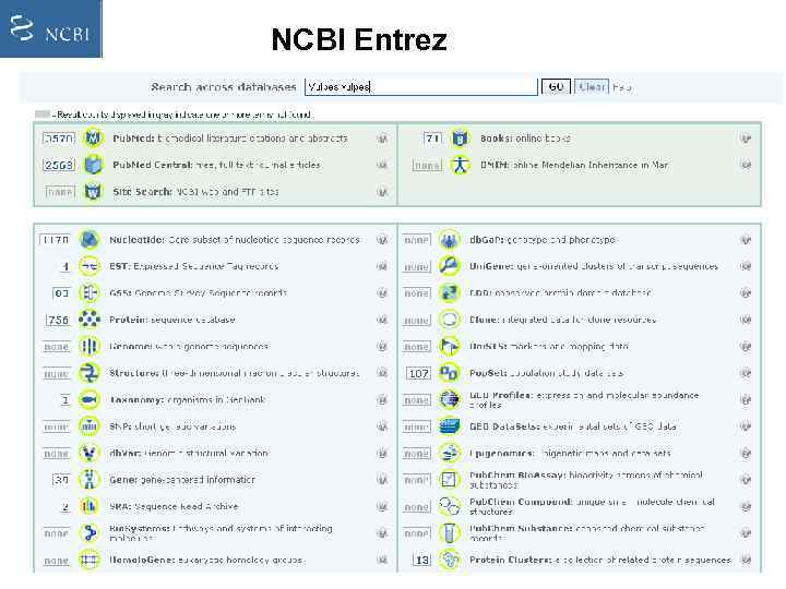 NCBI Entrez 