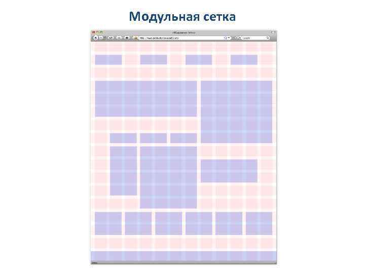 Модульная сетка Модульная сетка