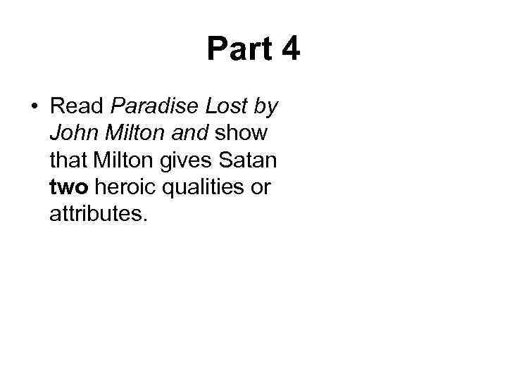    Part 4 • Read Paradise Lost by  John Milton and