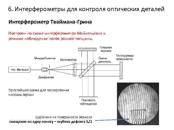 На экране наблюдается интерференционная картина в красном свете 760 нм разность хода лучей 5