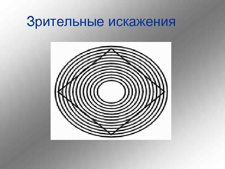 Зрительные искажения 