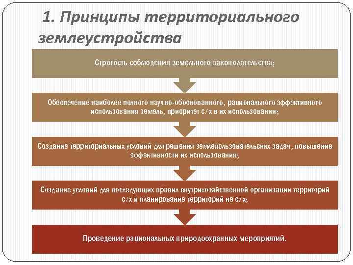 Проекты территориального землеустройства