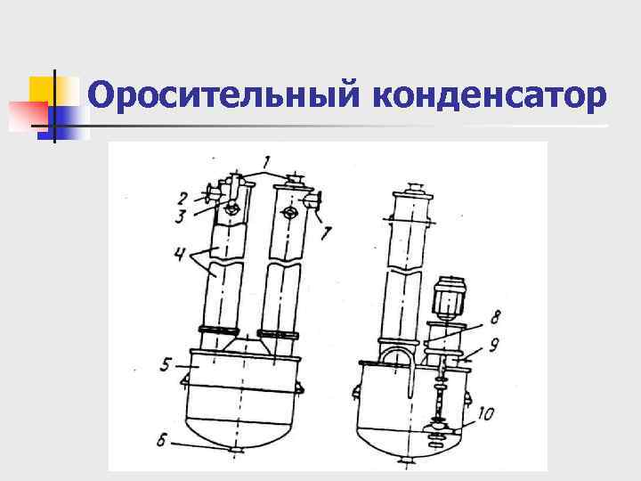 Оросительный конденсатор 