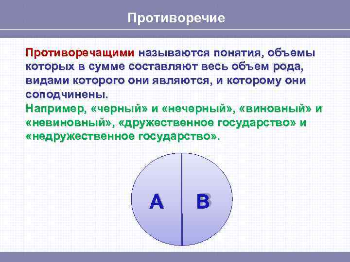 Противоречащий