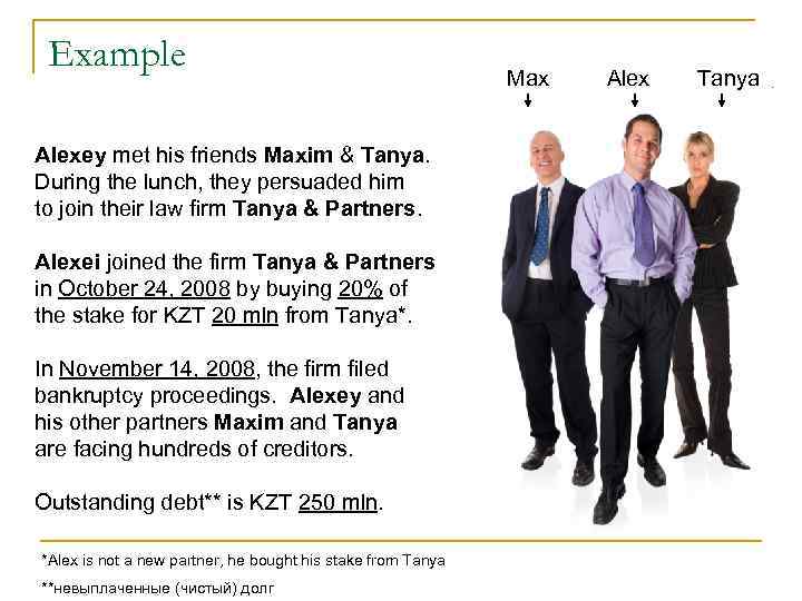 Example Max Alex Tanya Alexey Example Max Alex Tanya Alexey