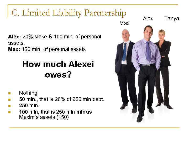 C. Limited Liability Partnership Alex Tanya C. Limited Liability Partnership Alex Tanya