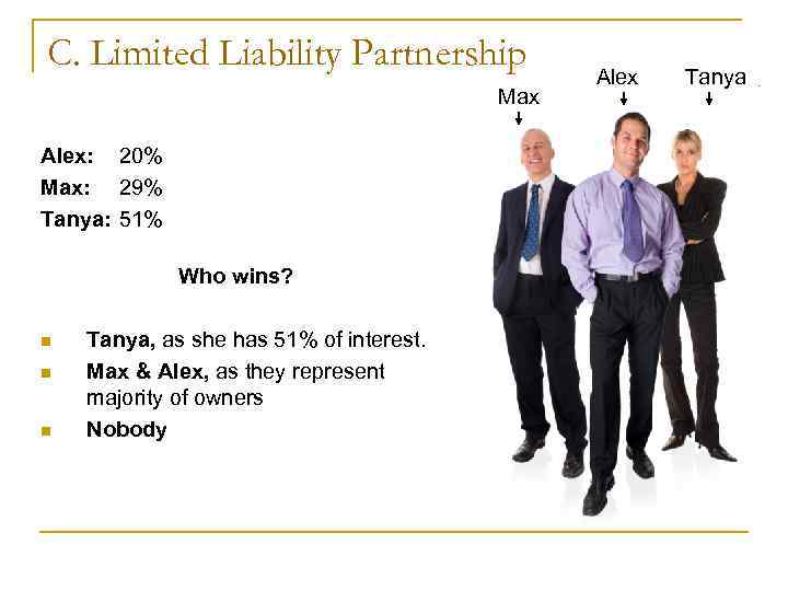 C. Limited Liability Partnership Alex Tanya C. Limited Liability Partnership Alex Tanya