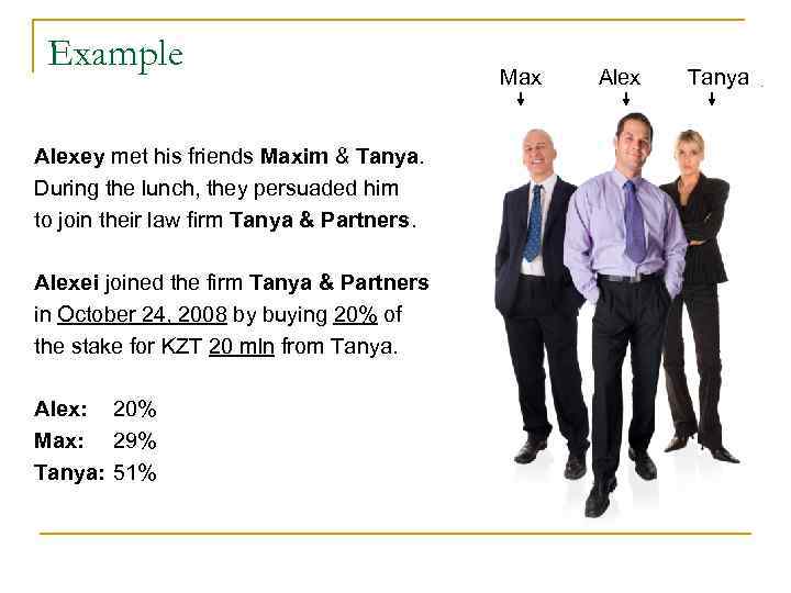 Example Max Alex Tanya Alexey met his Example Max Alex Tanya Alexey met his