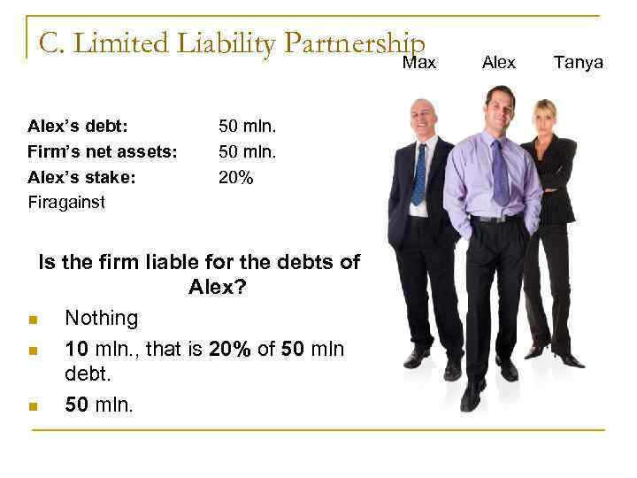 C. Limited Liability Partnership Max Alex Tanya C. Limited Liability Partnership Max Alex Tanya