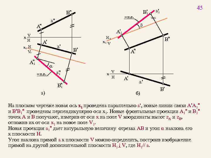 B" x. V H x 1 H V 1 = н. в. a" A"