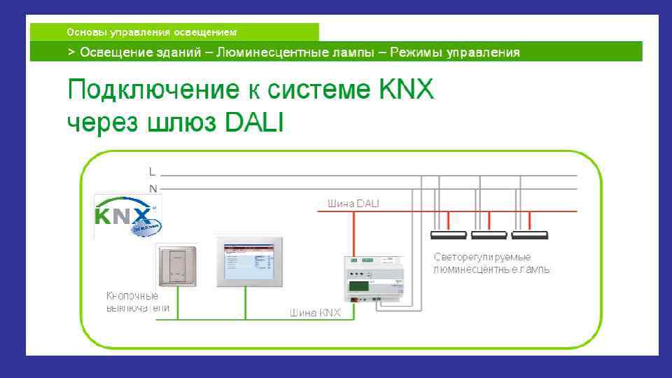 Система управления соединением. Управление освещением KNX схема. Шина KNX схема. Схема подключения управления светом дали. Протокол управления светом Dali схема подключения.