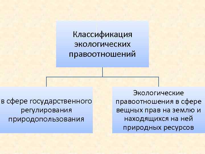 Экологические правоотношения презентация