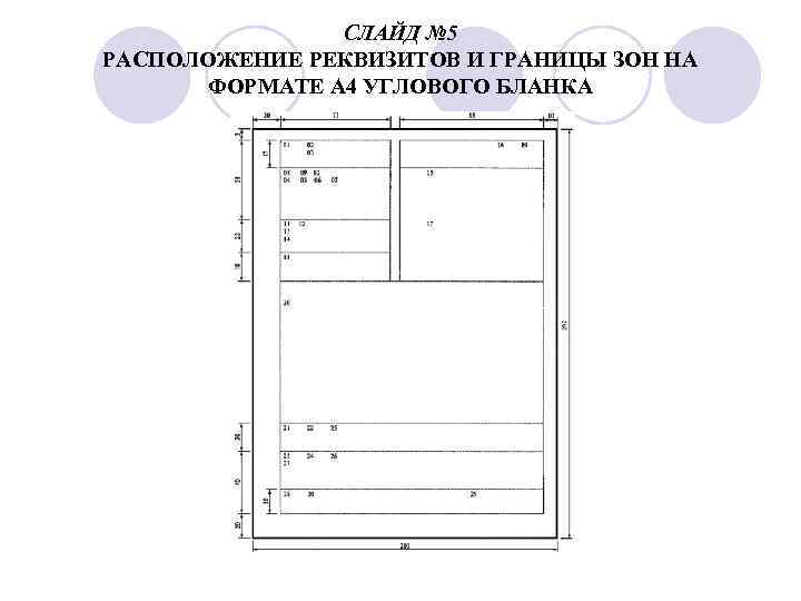 Образец бланка с угловым расположением реквизитов