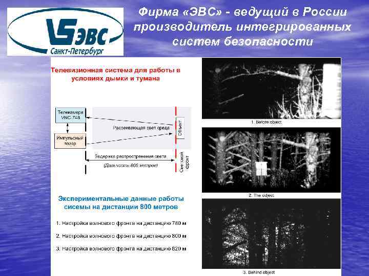Фирма «ЭВС» - ведущий в России производитель интегрированных систем безопасности 