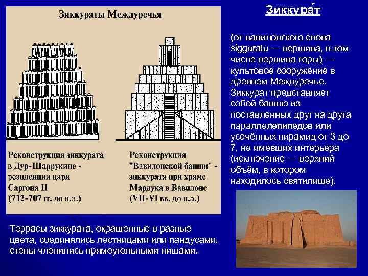      Зиккура т     (от вавилонского слова
