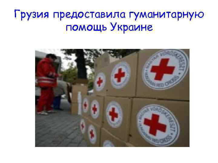 Грузия предоставила гуманитарную   помощь Украине 