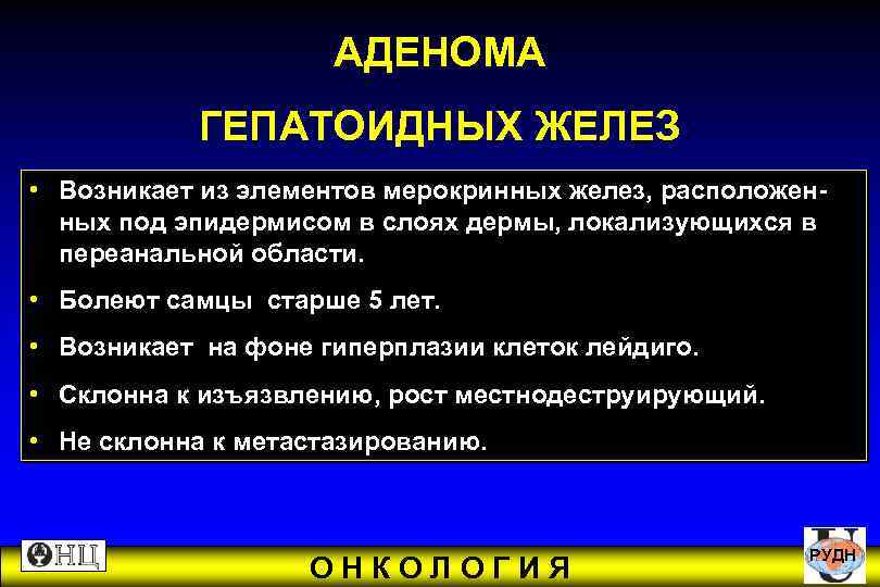  АДЕНОМА ГЕПАТОИДНЫХ ЖЕЛЕЗ • Возникает из элементов мерокринных желез, расположен- ных под эпидермисом