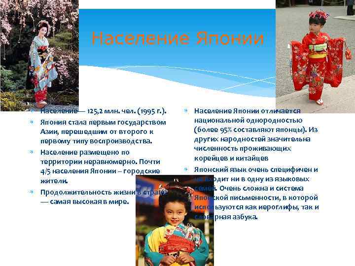 Презентация население японии