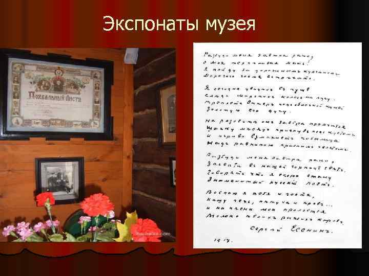 Экспонаты музея 