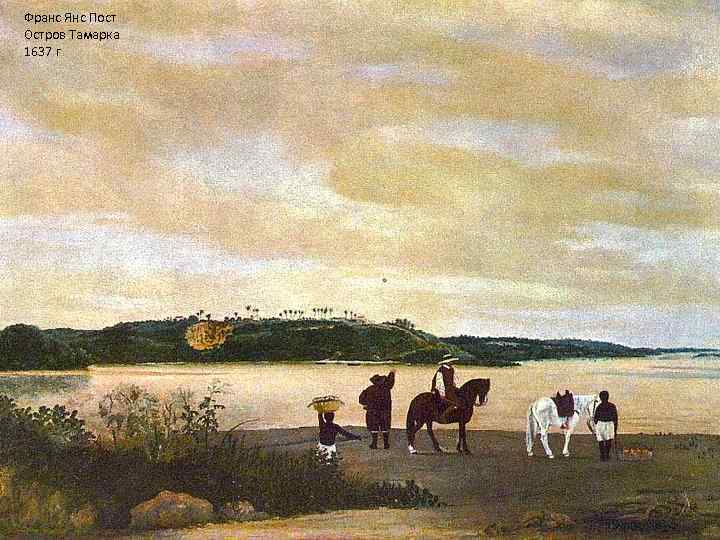 Франс Янс Пост Остров Тамарка 1637 г 