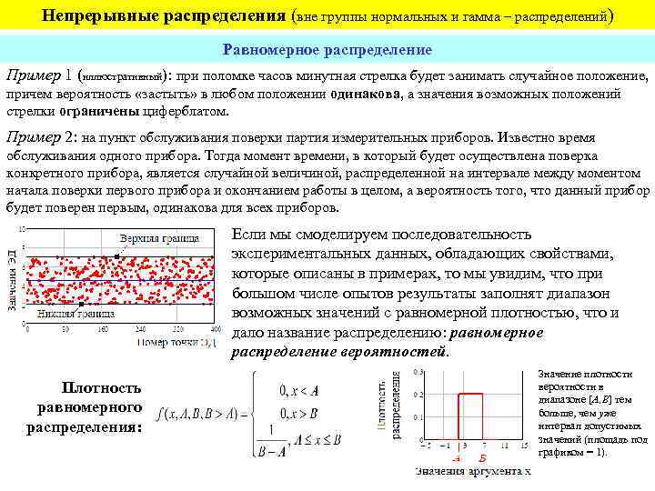 Непрерывное распределение