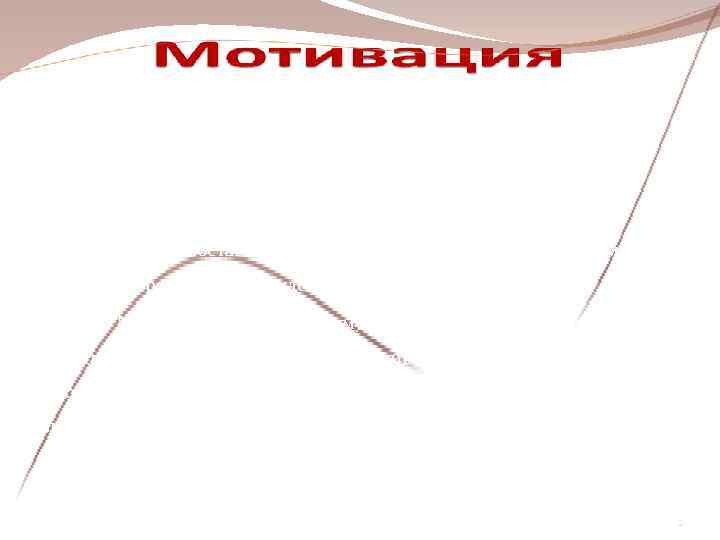   Мотивация – процесс стимулирования самого себя и других на деятельность, направленную на