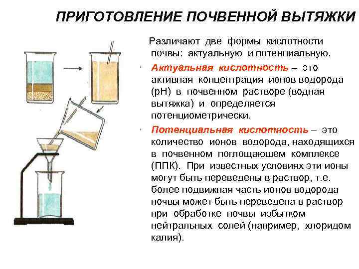 Виды почвенного раствора