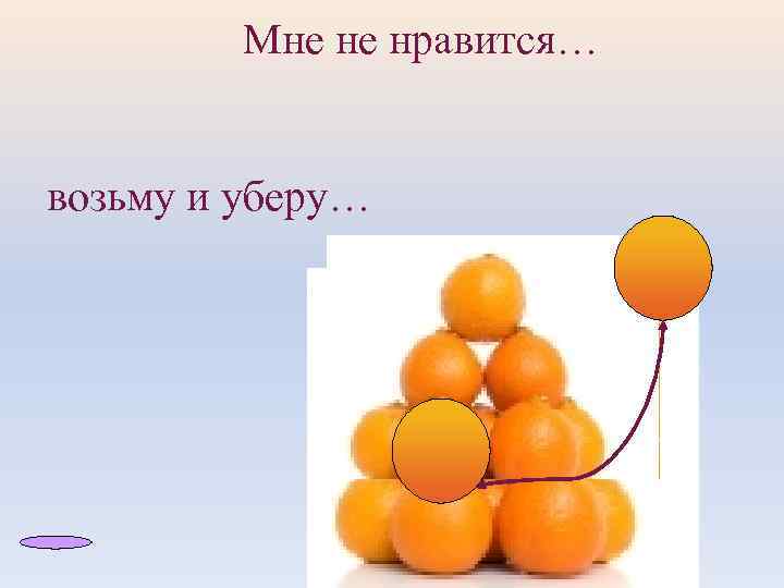    Мне не нравится…  возьму и уберу… 