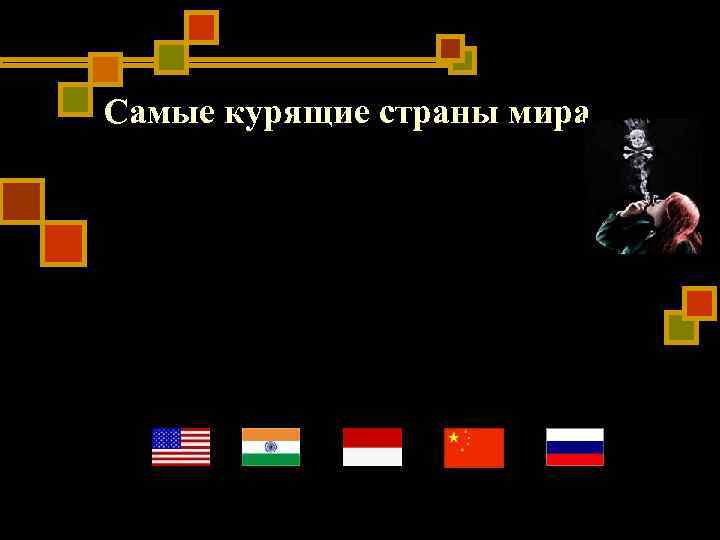 Самые курящие страны мира Самые курящие страны мира