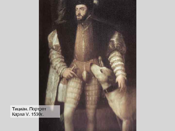 Тициан. Портрет Карла V. 1530 г. 