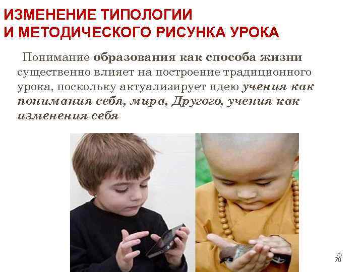 ИЗМЕНЕНИЕ ТИПОЛОГИИ И МЕТОДИЧЕСКОГО РИСУНКА УРОКА Понимание образования как способа жизни существенно влияет на