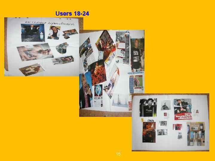 Users 18 -24 15 Users 18 -24 15