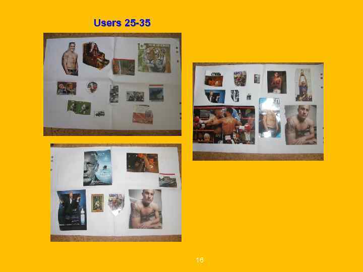 Users 25 -35 16 Users 25 -35 16