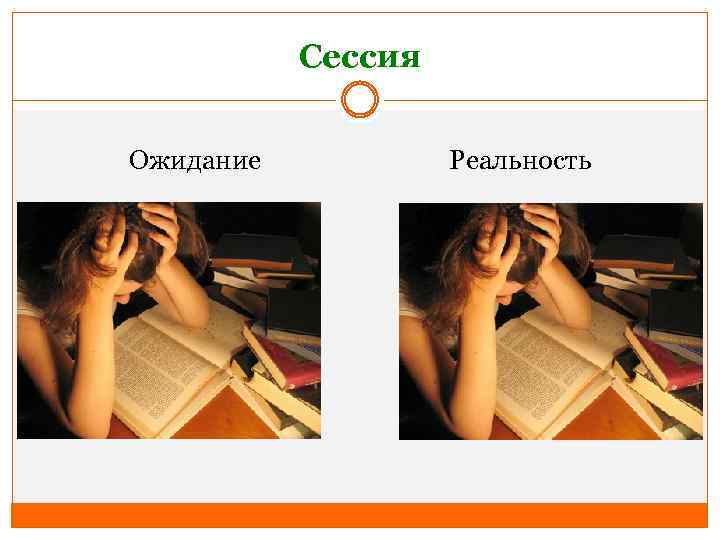 Сессия Ожидание Реальность 