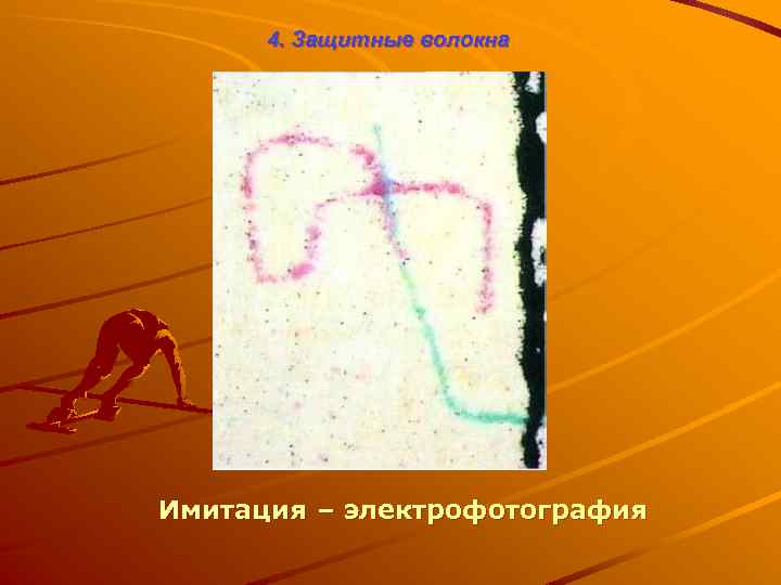 4. Защитные волокна Имитация – электрофотография 