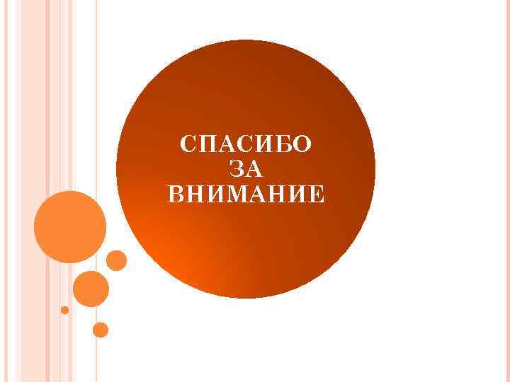 СПАСИБО ЗА ВНИМАНИЕ 