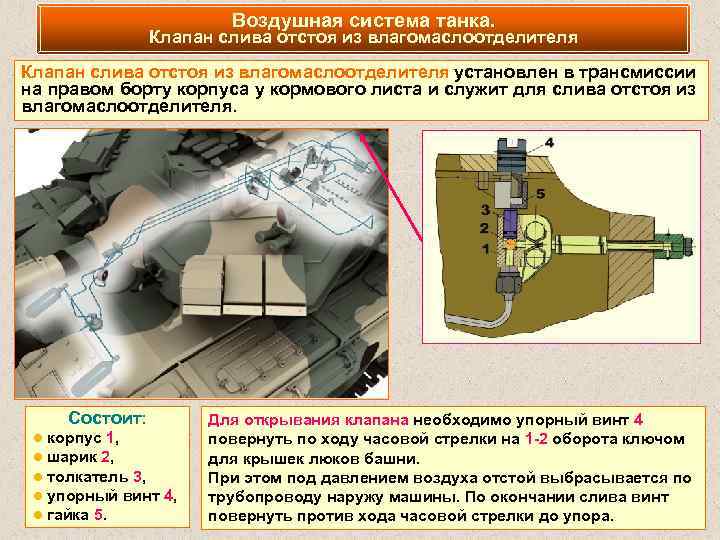 Работа трансмиссии танка