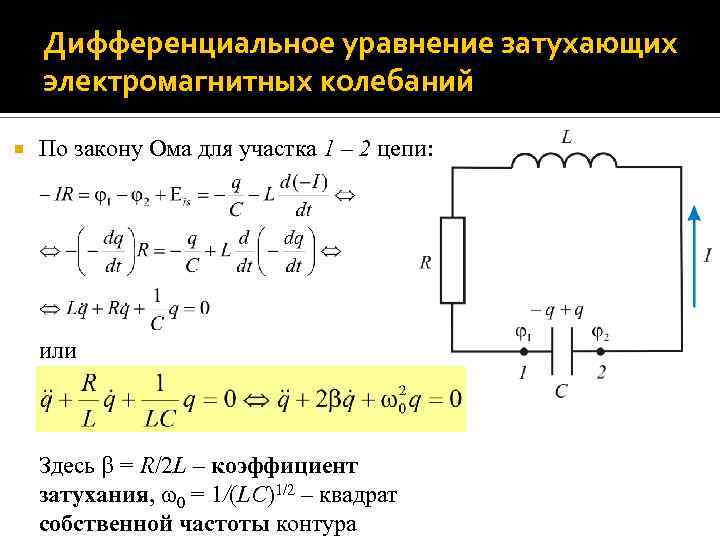 Электромагнитные колебания и волны вариант 1 цепь с активным сопротивлением изображает схема