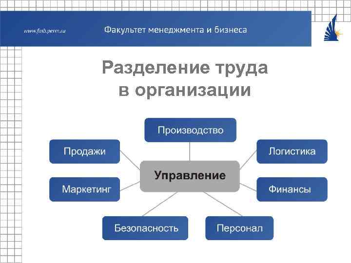 Разделение труда в организации 